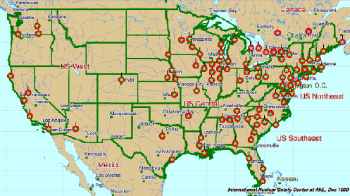 nuclear power plants in the us map Usa Nuclear Power nuclear power plants in the us map