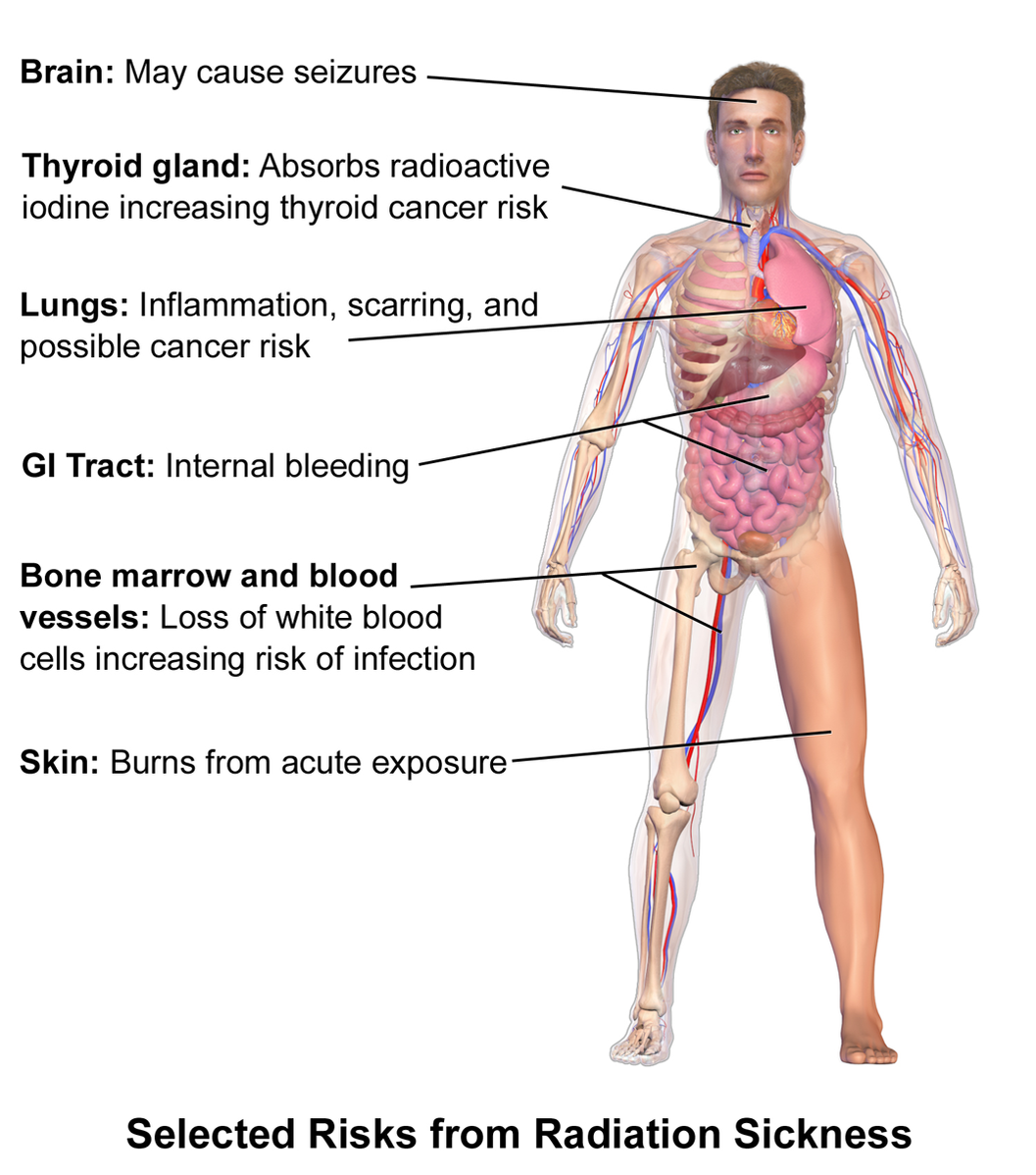 mutations in humans caused by radiation