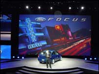 Mark Fields launching the Ford Focus, Detroit Motor Show